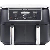 Ninja AF400UK Air Fryer MAX Dual Zone 9.5 Litres, 2470 W, 9.5 liters, Grey