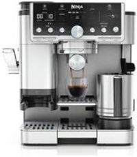 Ninja Luxe Pro 3-in-1 Coffee Machine, Latte, Cappuccino, Cold Brew & Espresso Maker With Built in Bean Grinder & Milk Frother, Easy to Use, 5 Automated Froth Presets, Silver, ES701UK