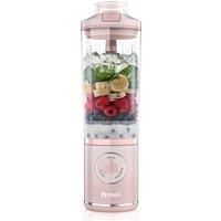 Ninja Blast Max Portable Blender, 570ml, Rechargeable Battery, Blending Cup & Leak-proof Lid, 3x Blend Functions, Makes Smoothies, Protein Shakes, Blends Ice & Frozen Fruit, Dusty Pink BC251UKPK