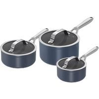 ZEROSTICK Ceramic Pro - 3pc Sauce pan set - Midnight Blue