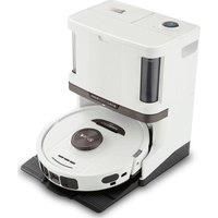 Shark PowerDetect 2-in-1 Robot Vacuum & Mop, NeverTouch Pro 60-Day Self Empty, Self-Refill and Self-Clean Robot Vacuum with 3D & LiDAR Navigation, NeverStuck Obstacle Bypass, White/Mocha