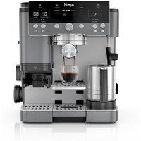 Ninja Luxe Premier 3-in-1 Coffee Machine, Latte, Cappuccino, Cold Brew & Espresso Maker With Built in Bean Grinder & Milk Frother, Easy to Use, 4 Automated Froth Presets, Gun Metal ES601UKGM