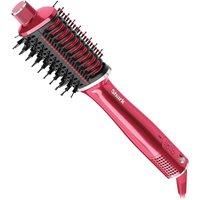 Shark Glossi 2-in-1 Hot Tool and Air Glosser Raspberry, Salon Quality, Cermaic Plates, Volumise, Frizz Free, Gloss Lock, All Hair Types HT302UKBP