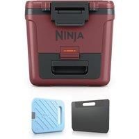 Ninja FrostVault 30QT/28L Wheeled Cooler with Dry Zone Canyon Red FB230UKMR