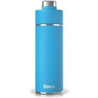 Ninja Thirsti Water Bottle and Flask 530 ML with Leak-Proof Lid, Designed for Carbonated, Hot & Cold Drinks. Ideal for Travel & Sports, Triple Insulated, Stainless Steel, Tropical Blue, DW1801EUUKSB