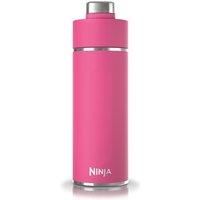 Ninja Thirsti Water Bottle and Flask 530 ML with Leak-Proof Lid, Designed for Carbonated, Hot & Cold Drinks, Ideal for Travel & Sports, Triple Insulated, Stainless Steel, Hot Pink, DW1801EUUKBP