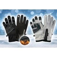 Full Finger Touch Screen Gloves - Black Or Grey