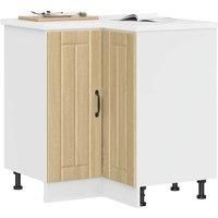 Kitchen Corner Base Cabinet Lucca Sonoma Oak Engineered Wood