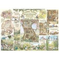 Cobble Hill 1000 Piece Puzzle Brambly Hedge Spring Story-Sample Poster Included