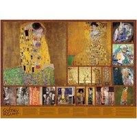 Cobble Hill 1000 Piece Puzzle The Golden Age of Klimt-Sample Poster Included