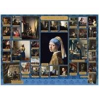 Cobble Hill VERMEER Jan Vermeer Collage Art 1000pc Jigsaw Puzzle 40104