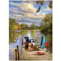 Cobble Hill Dog Day Afternoon 1000 Piece Jigsaw Puzzle