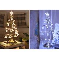 Luxury Led Crystal Christmas Tree Lamp - 3 Sizes & 2 Colours