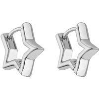 Circle And Star Hoop Earrings - Gold Or Silver!