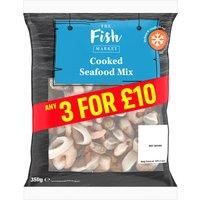 The Fish Market Cooked Seafood Mix 350g