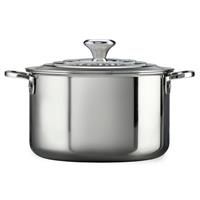 Le Creuset 28cm Signature Stainless Steel Stock Pot With Lid