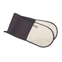 Le Creuset 4-Layered Textile Double Oven Gloves, Stain Resistant, Flint