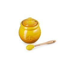 LE CREUSET Stoneware Honey Pot and Dipper, Nectar, 69095456720003