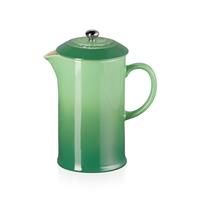 Le Creuset Stoneware Cafetiere With Metal Press Bamboo Green