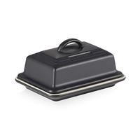 Le Creuset Stoneware Butter Dish Satin Black