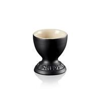 Le Creuset Stoneware Footed Egg Cup, 9 g, 5.3 x 5.3 x 5.9 cm , Matte Black, 81702000000099