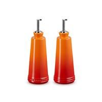 Le Creuset Stoneware Oil & Vinegar Set, Volcanic