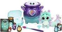 Magic Mixies - Magical Real Misting Purple Cauldron with Interactive 8 Inch Blue and Plush Toy, Follow The Spell Book Add the Magic Ingredients, Who Will You Magically Create£