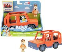 Bluey Heeler Family Road Trip 4WD Vehicle, Includes Articulated Chilli Figure, With Open Roof To Easily Fit 4 Figures Inside, Ideal for all 2.5 Inch Figures (Sold Separately)