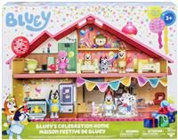 Bluey Celebration Home, Help Celebrate Birthday, With 11 Play Pieces of Removable Furniture and Accessories, Plus 1 Exclusive 2.5 Inch Figure,