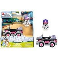 Bluey Hit The Road Ride Along In Pizza Girls Car with Muffin