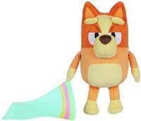 Bluey Sleepy Time Bingo 13 Inch Plush With Blanket, Press Bingo/'s Tummy To Hear 7 Fun Phrases, Sing Along With Bingo To The Theme Song, So Soft Made With Deluxe Fabrics And Detailed Stitching