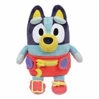 Bluey Dress & Play Baby, Practice Fine Motor Skills By Dressing Baby, Super Soft 25.4 CM Plush With Buttons, Zip, Buckle and Shoelaces