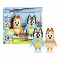 Bluey Chat Mates Chilli and Bandit Action Figure - 2 Pack