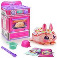 Cookeez Makery Cinnamon Treatz Oven, Mix & Make a plush best friend! Place your Dough In The Oven And Be Amazed When A Warm, Scented, Interactive, Plush Friend Comes Out!