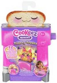 Cookeez Makery Toasty Treatz Toaster With Scented Plush | Make A Soft and Squishy Surprise Plush Friend | Pop-in-Bread And See A Surprise Plush Pop Up