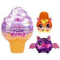 COOKEEZ MAKERY Yum Yumz Twin Pack, Full Of Fun And Full Of Yum! Add Ingredients & Discover 2 Super-Cute Scented Surprise Plush Pets Inside An Ice Cream Cone You Can Customize, Over 30 To Collect