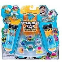 MrBeast Lab Swarms Atomic Series 12 Pack - Night Fright Panther, Add Water, Shake the Test Tube and Reveal 2 of 12, 1-inch (2.5 cm) MrBeast Swarms Collectible Micro Beasts. 85+ to collect!
