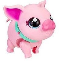 Little Live Pets - My Pet Pig: Piggly | Soft and Jiggly Interactive Toy Pig That Walks, Dances and Nuzzles. 20+ Sounds & Reactions. Batteries Included. for Kids Ages 4+