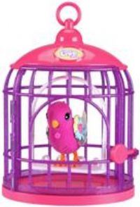 Little Live Pets - Lil/' Bird & Bird Cage, New Light Up Wings with 20 + Sounds, and Reacts to Touch