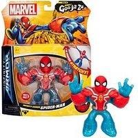 Heroes of Goo Jit Zu Marvel INFINITY ARMOR Spider-Man, Stretchy Action Figure, Super Stretchy With Unique Squishy Metallic Gel Filling