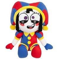 Amazing Digital Circus Talking Pomni Plush, Press Pomni/'s Foot And Hear Her Say 13 Unique Phrases, 12" / 30 CM Interactive Plush Figure Made With Premium Materials Embroidery
