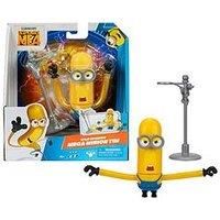 Despicable Me 4 Wild Spinning Mega Minion Tim Action Figure | Press Down On Tim/'s Head For Some Wild Spinning Knock-down Power | Collect All 5 | All With A Different Play Feature And Accessories