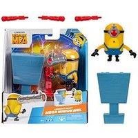 Despicable Me 4 Launch & Blast Mega Minion Mel Action Figure | Push Down On Mel/'s Head To Fire His Blaster | Collect All 5 | All With A Different Play Feature And Accessories