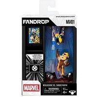 FANDROP MV01-Wolverine VS. Sabretooth, Combines A Displayable Diorama, Artifacts & Scene Marker That Creates An Elite Display To Enhance Any Wolverine Collection, 4 Marvel To Collect