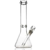 REAMIC Simple A Bongs Bong Bowl Height Honeycomb Glass 14.5mm 10.6inch
