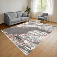 Smart Living Parma Modern Shimmer Rug â€“ Soft Luxury for Living & Bedroom in Pink | Size: 80cm x 150cm