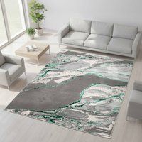 Smart Living Parma Modern Shimmer Rug â€“ Soft Luxury for Living & Bedroom in Emerald | Size: 160cm x 230cm