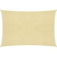 Sunshade Sail 160 g/m Beige 4x7 m HDPE
