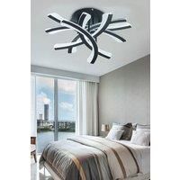 Modern LED Ceiling Light 6 Head Overlap & Interweave Arch LED Chandelier Lamp