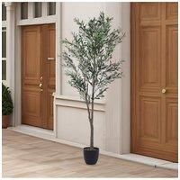 210Cm H Tall Decorative Plant Artificial Olive Tree in Pot